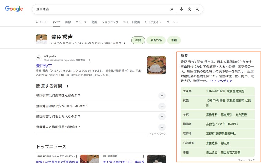 ナレッジパネル