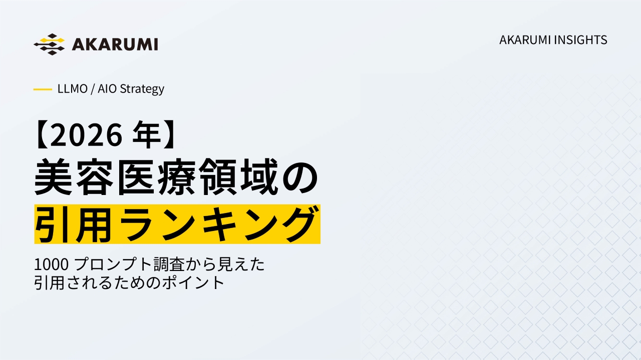【2026年】美容医療領域の引用ランキング|1000プロンプト調査から見えた引用されるためのポイント